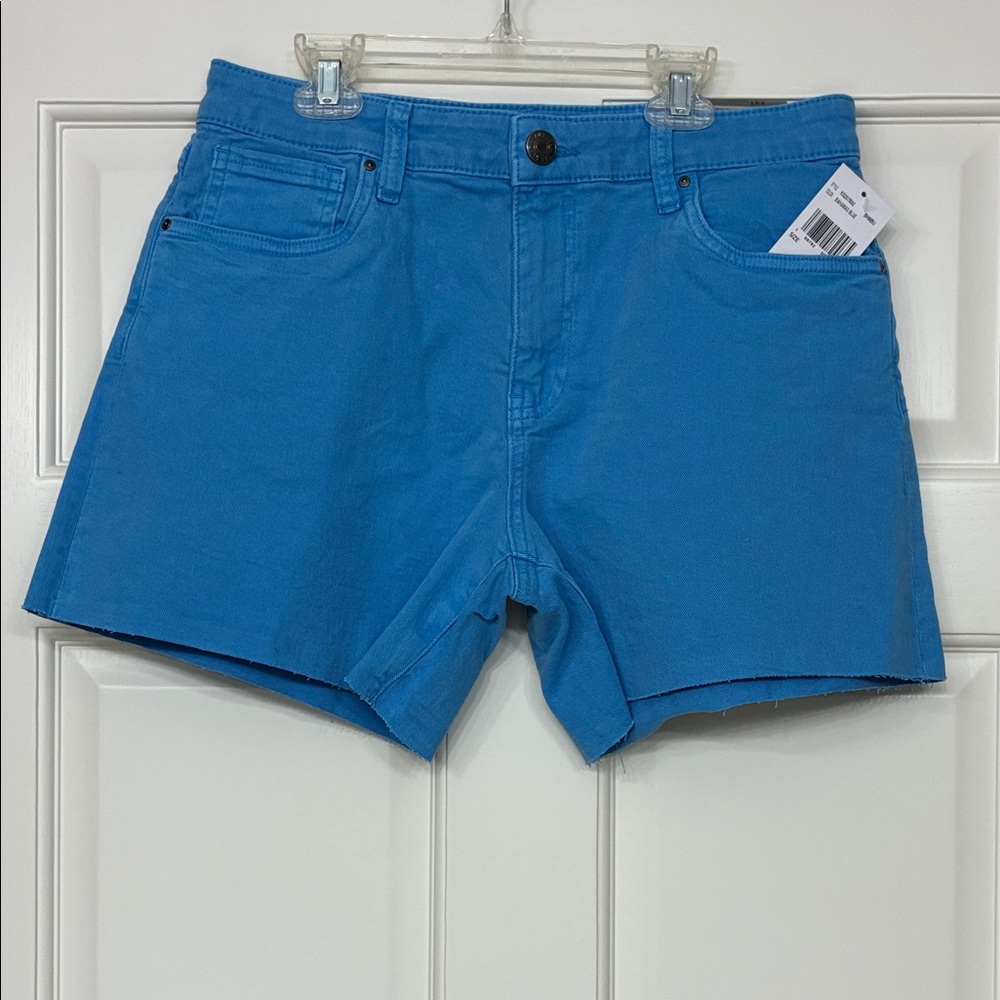 Kut from the Kloth Jane Bermuda Blue High Rise Long Short $79.00